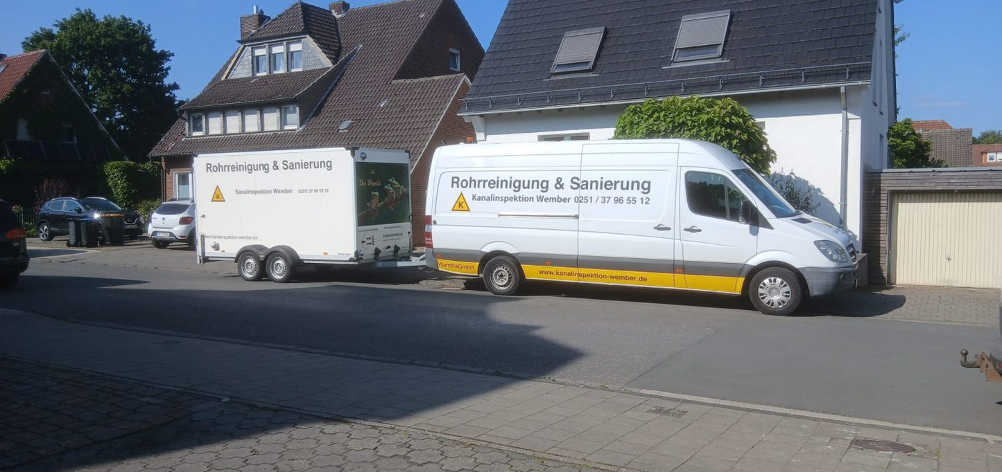 Schmutzwasser-Leitung Wartung & Reinigung   "Grundleitung im Erdreich "